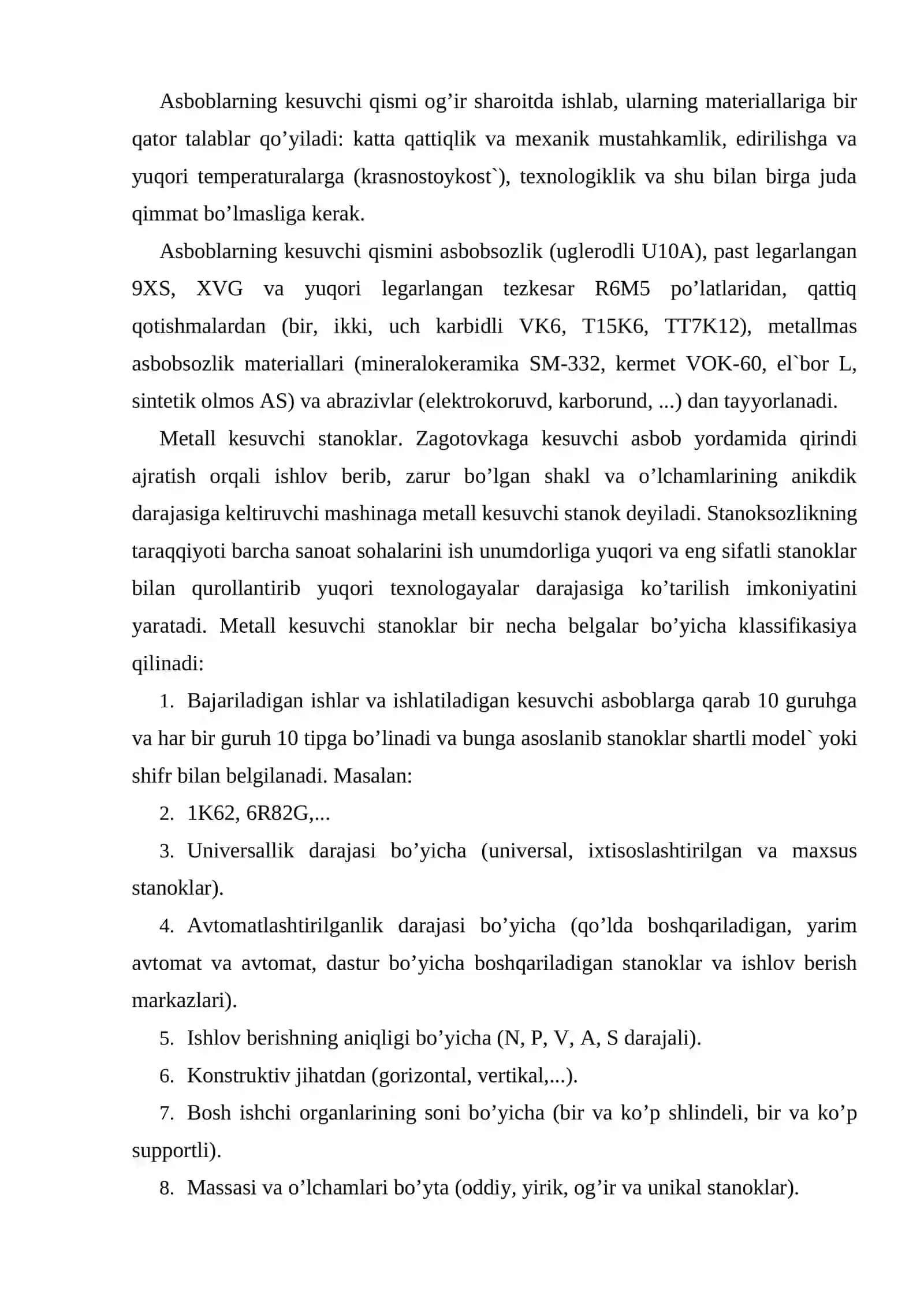 Tоkаrlik stаnоklаridа zаgаtоvkаlаrni yo’nib ishlаsh tеxnаlоgik usuli 2