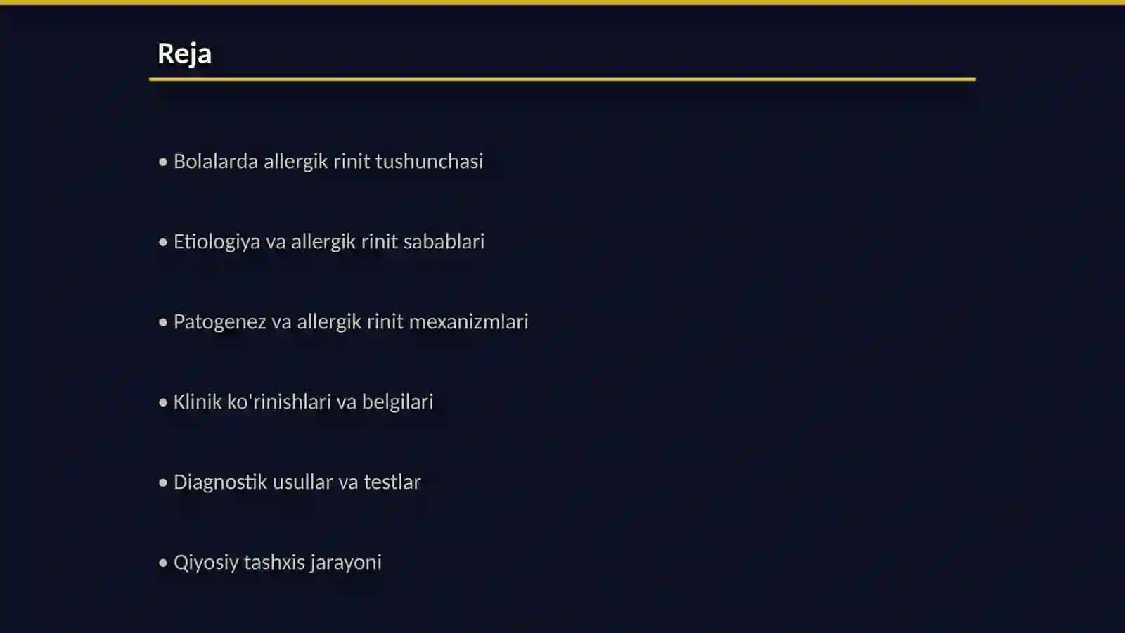 Bolalarda allergik rinit, etiologiyasi, patogenezi, klinikasi, diagnostikasi, qiyosiy tashhisi, davosi va profilaktikasi, profilaktika choralari 2