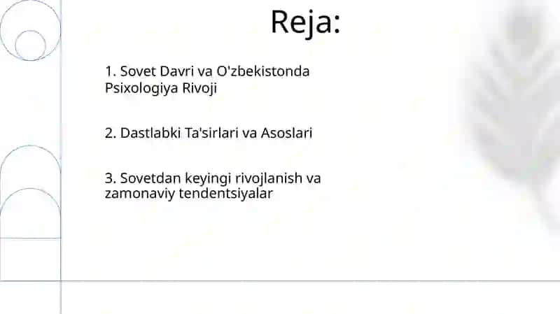 Oʻzbekistonda psixalogiya fanining rivojlanish tarixi 2