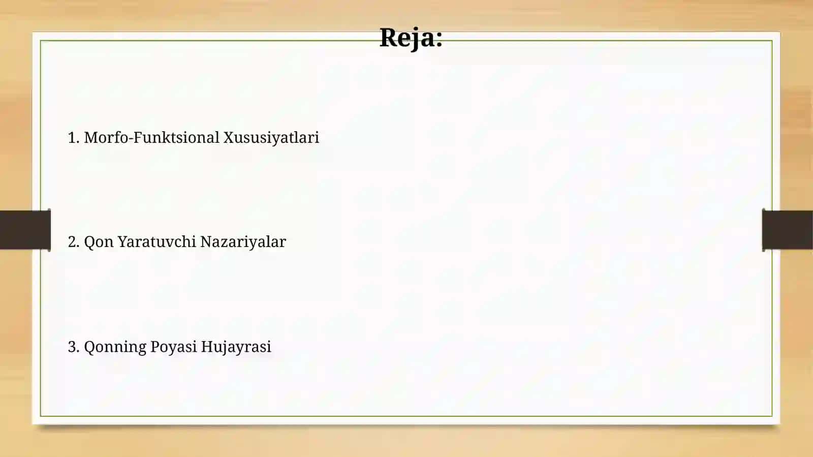 Gematopoez nazariyalari 2