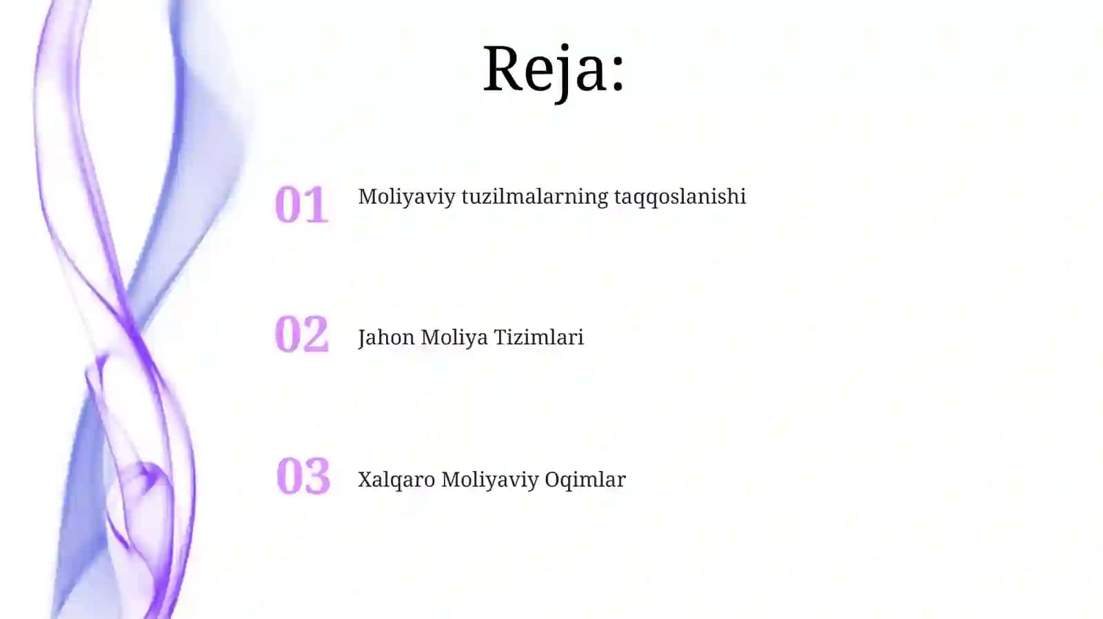 Moliyat tizimlari 2