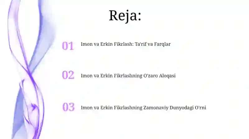 Imom va Erkin Fikrlashning Tarixiy Rivoji 2