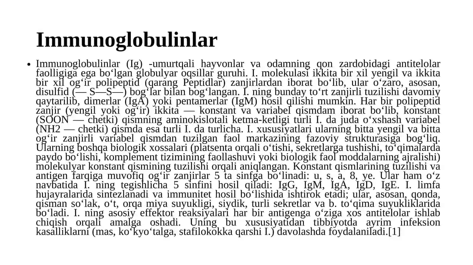 Antitanalarning tuzilishi va morfologiyasi 2