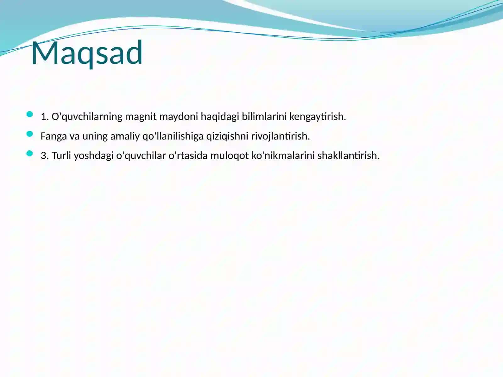 Fizika - Magnetizmning sehrli dunyosi 2