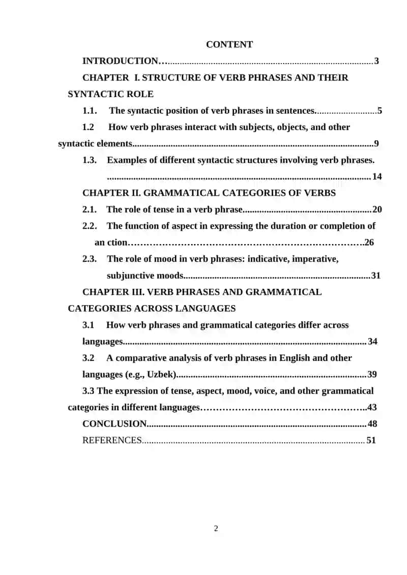 Course Work on Learning Language Aspect 2