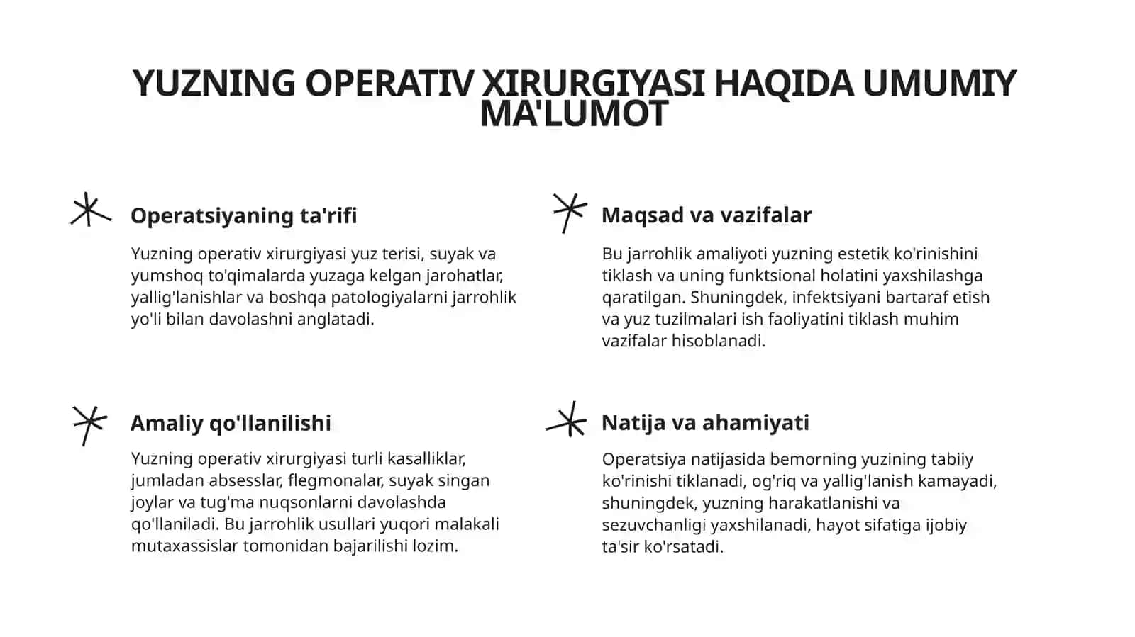 Yuzning operativ xirurgiyasi. Koz osti flegmonasini ochish va  drenajlash. Yuqori jag' bo'shlig'ini 2