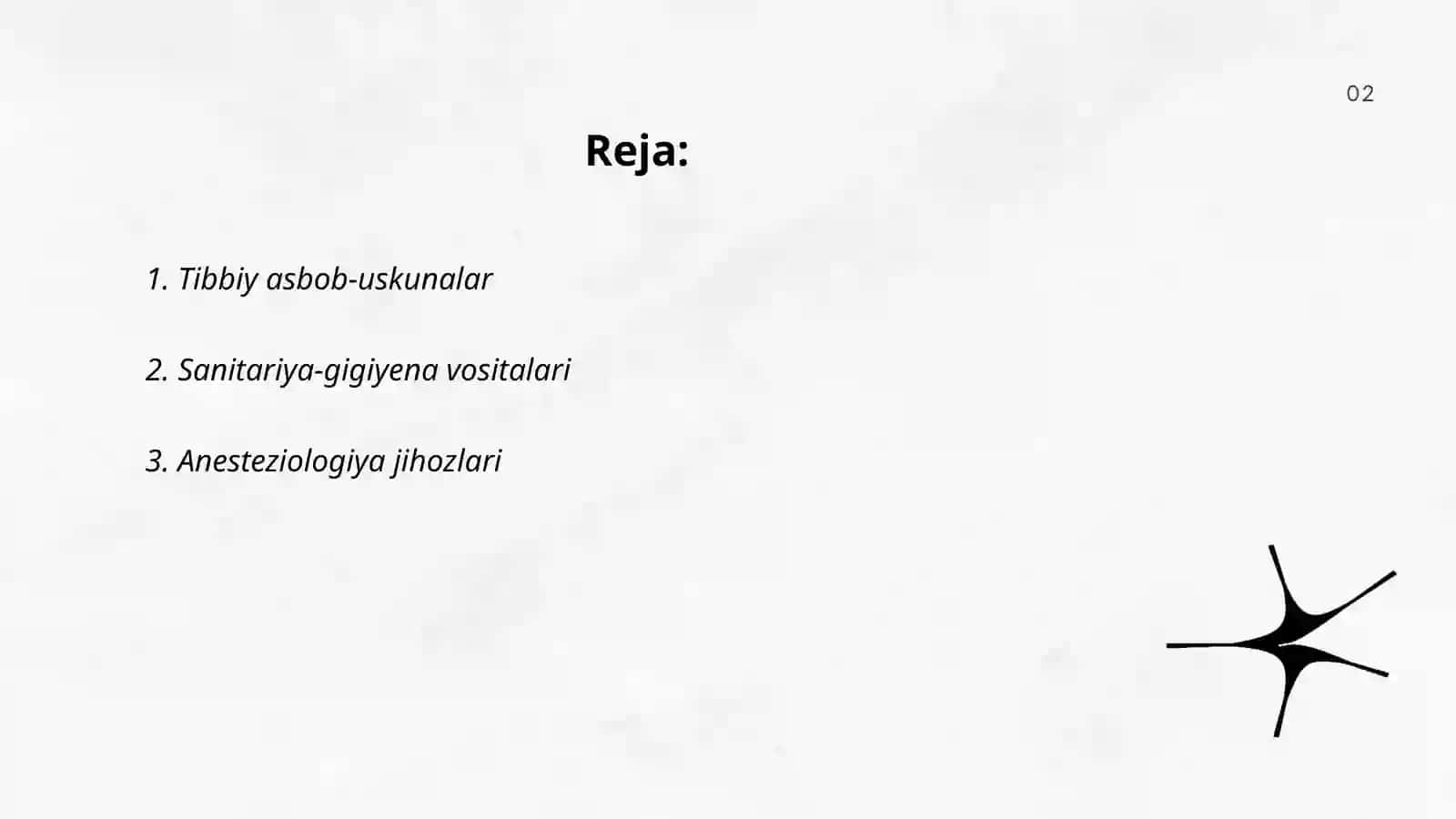 Tibbiy asbob-uskunalar 2