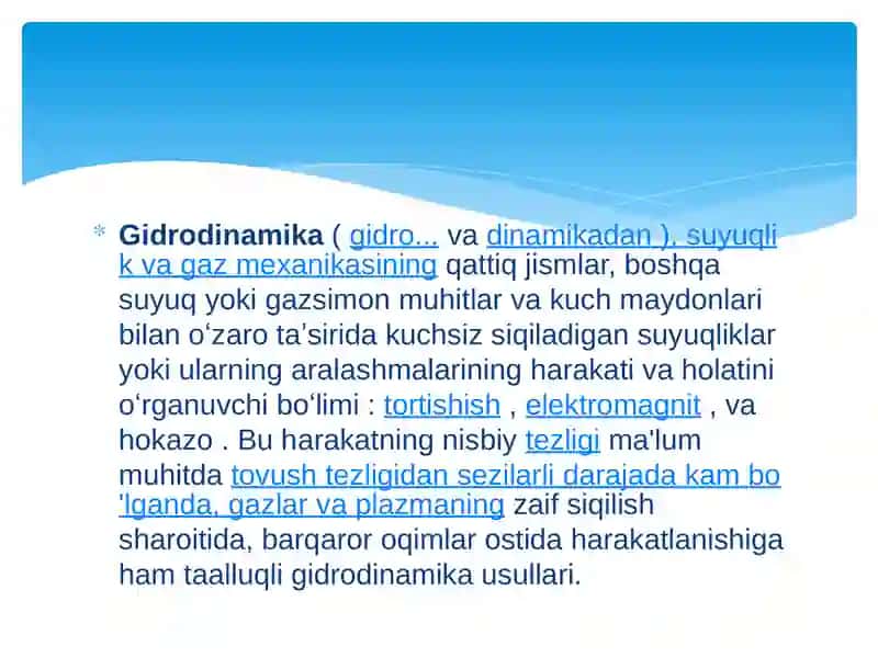 Gidrodinamika 2
