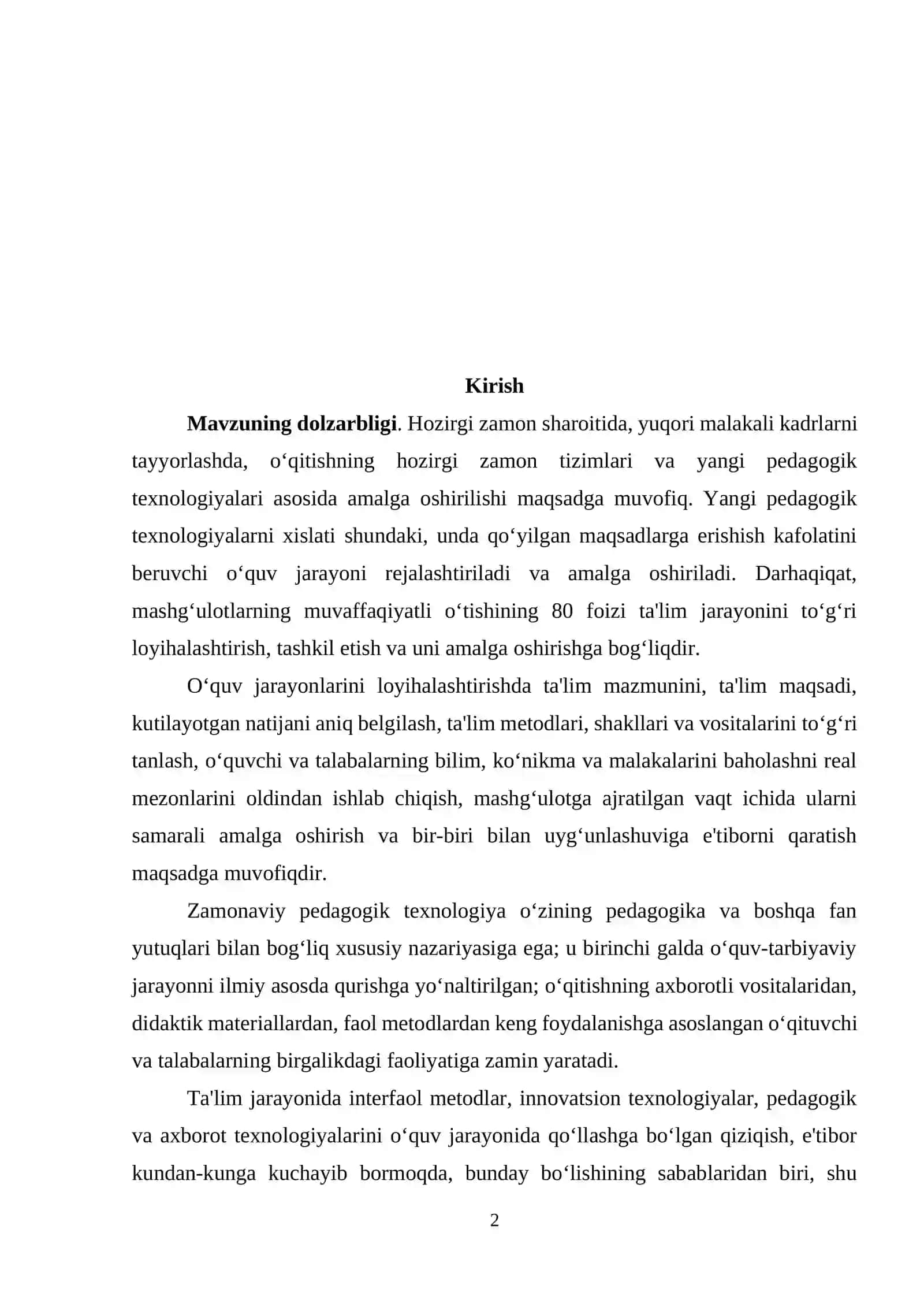“Syujet va uning unsurlari” modulini o‘qitishda interfaol ta’lim texnologiyalaridan foydalanish” 2