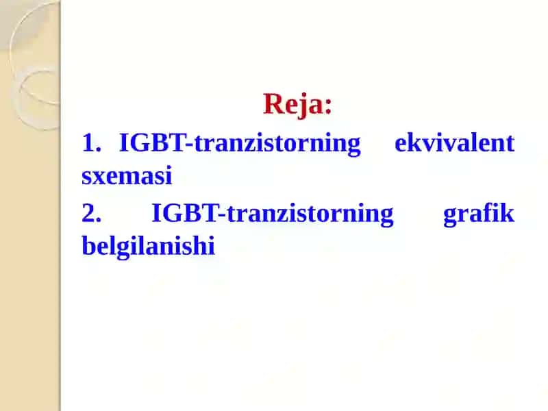 IGBT-tranzistor 2