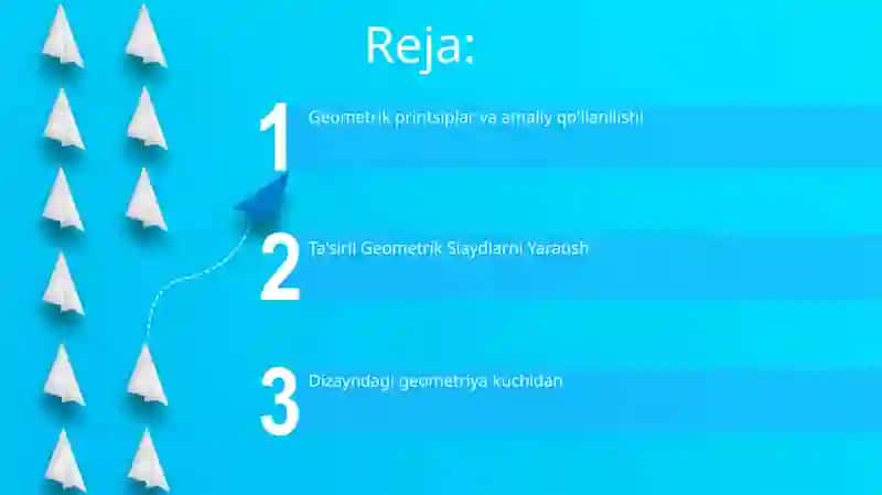 Geometriya san slayd yasash kerak 2