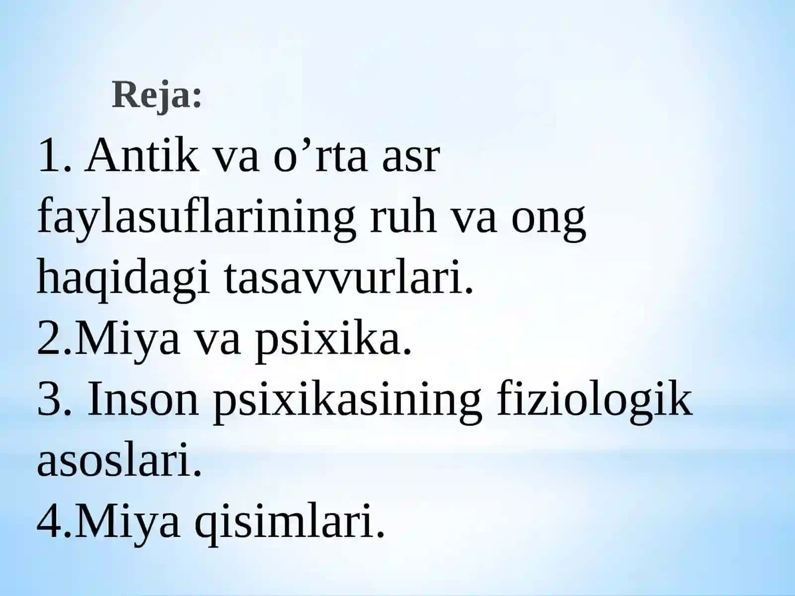 Xulq-atvorning psixofizologik asosi 2