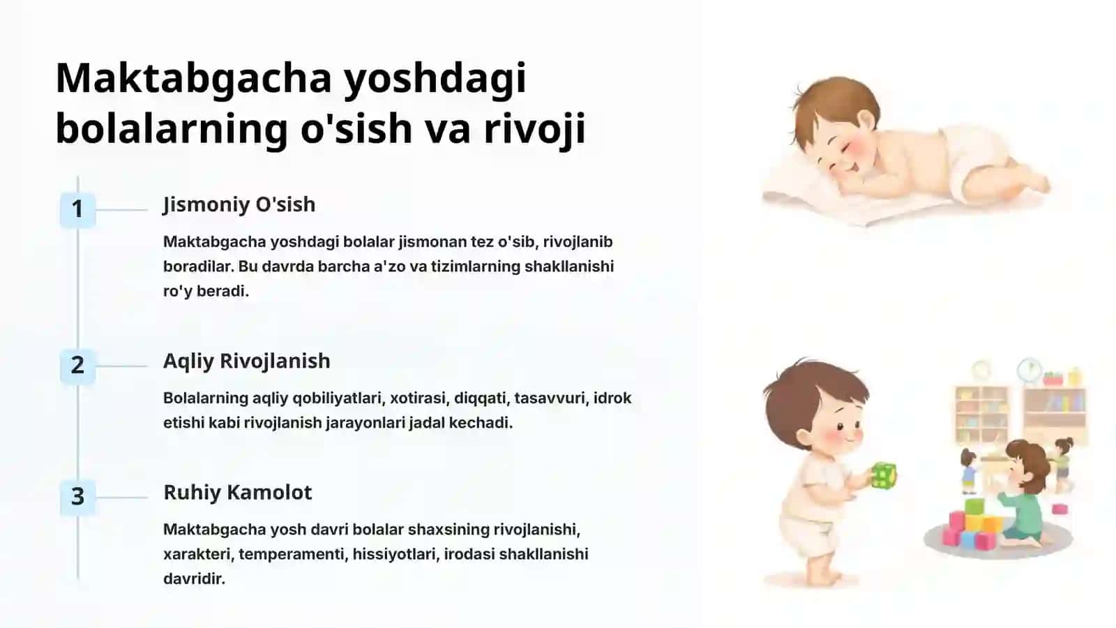 Ma'ktabgacha ta'lim davrining pedagogik va psixologik xususiyatlari 2