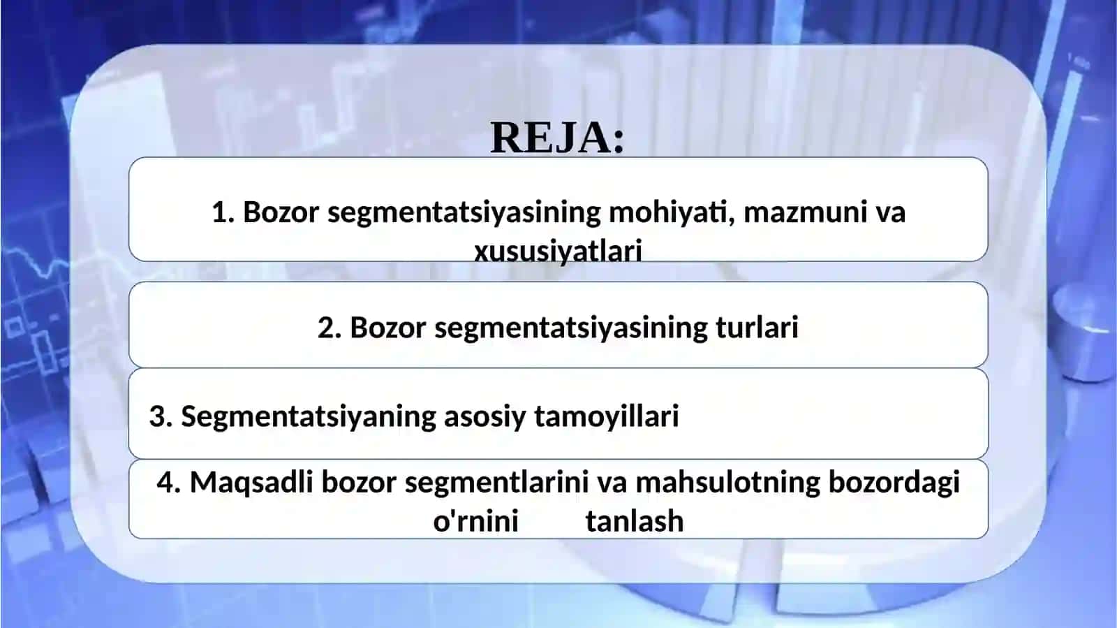 Bozor segmentatsiyasi 2