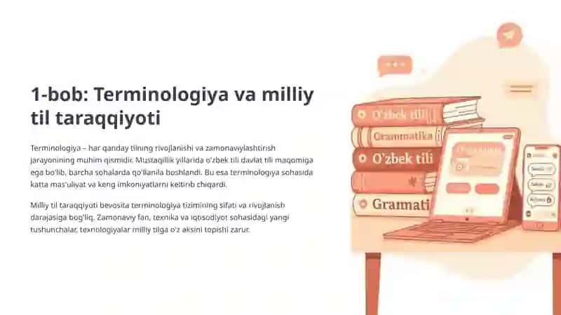 Xalq xo‘jaligidagi yangi sohalarning o‘zbek terminologiyasi rivojidagi roli 2