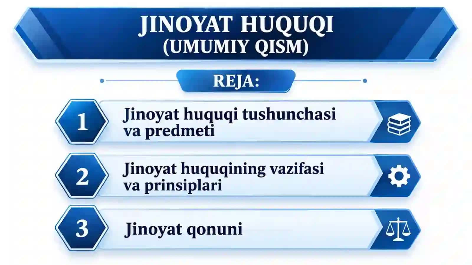 Jinoyat huquqi (Umumiy qism) 2
