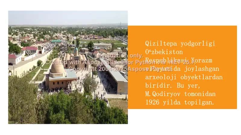 Qiziltepa yodgorligi 2