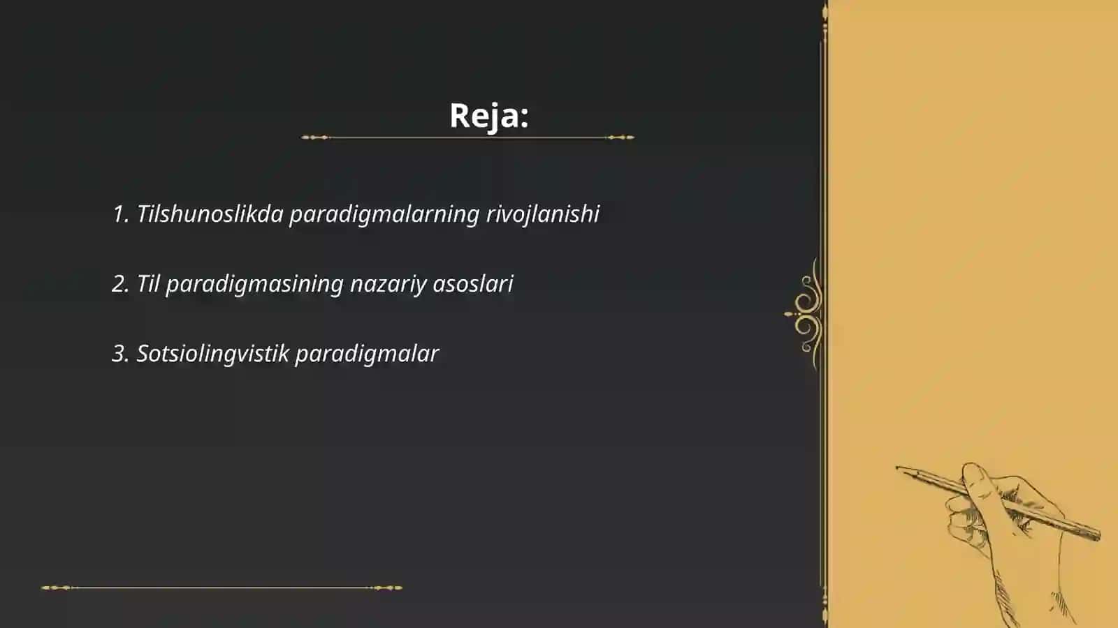 Tilshunoslikda paradigmalar 2