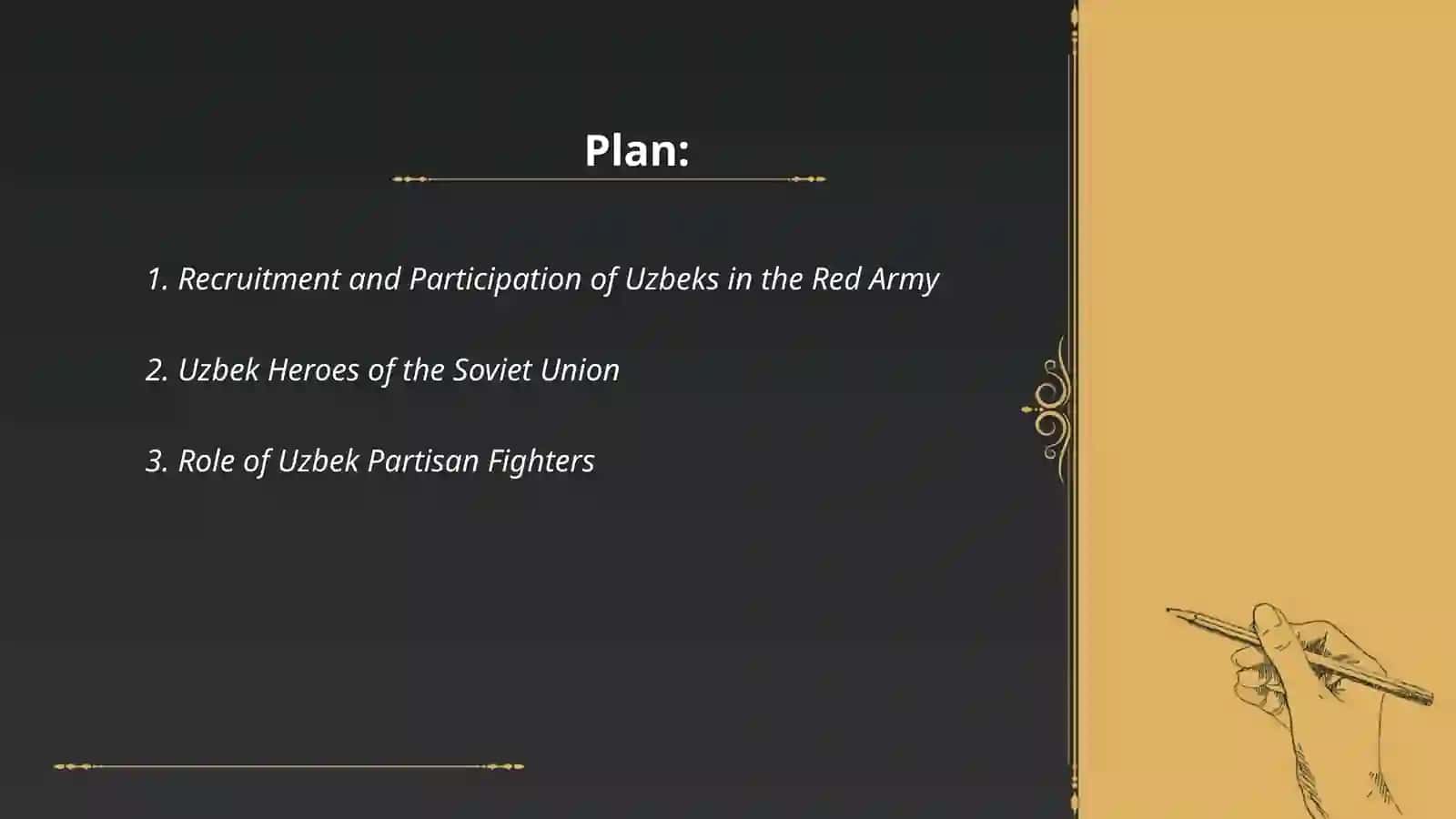 The contribution of Uzbeks to the victory in World War 2