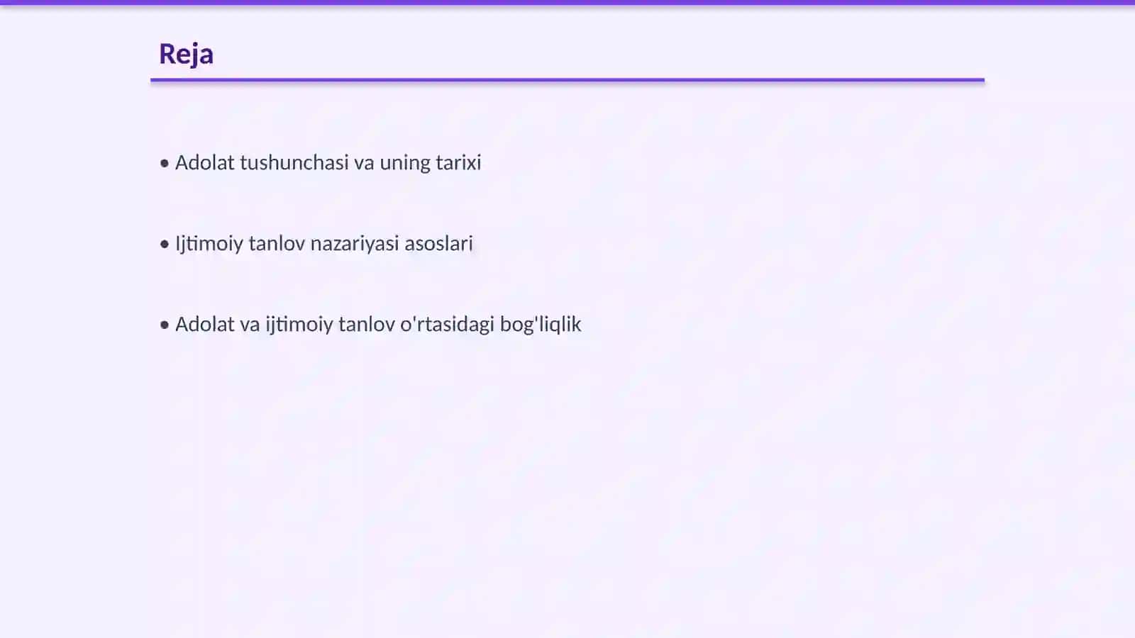 Adolat va ijtimoiy tanlov masalalari 2