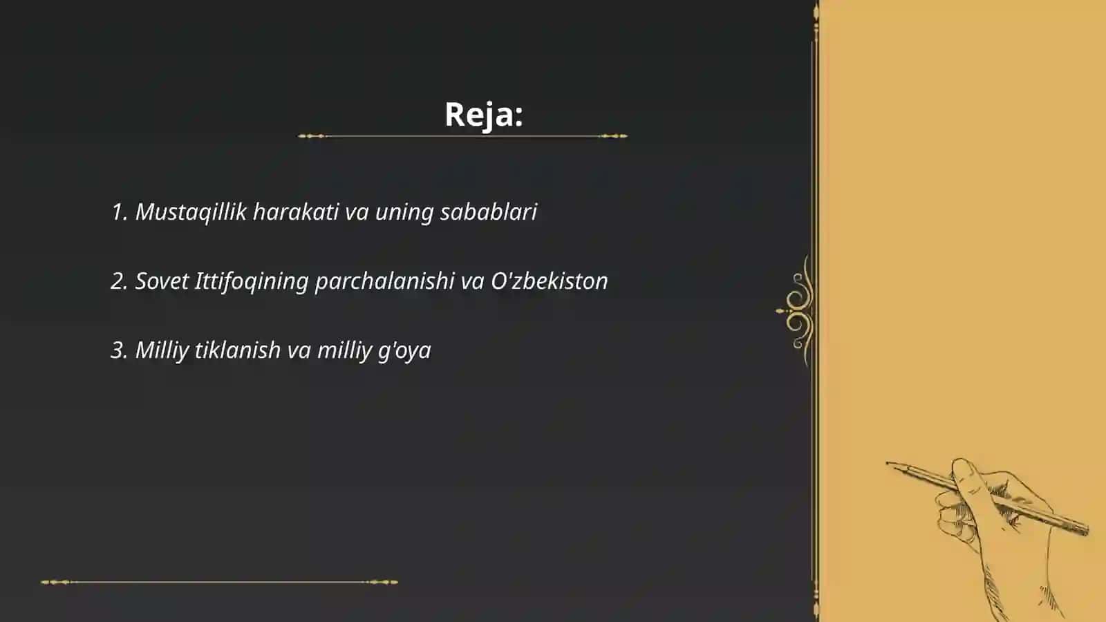Mustaqillikka erishish arafasida O'zbekistondagi ijtimoiy siyosiy jarayonlar 2