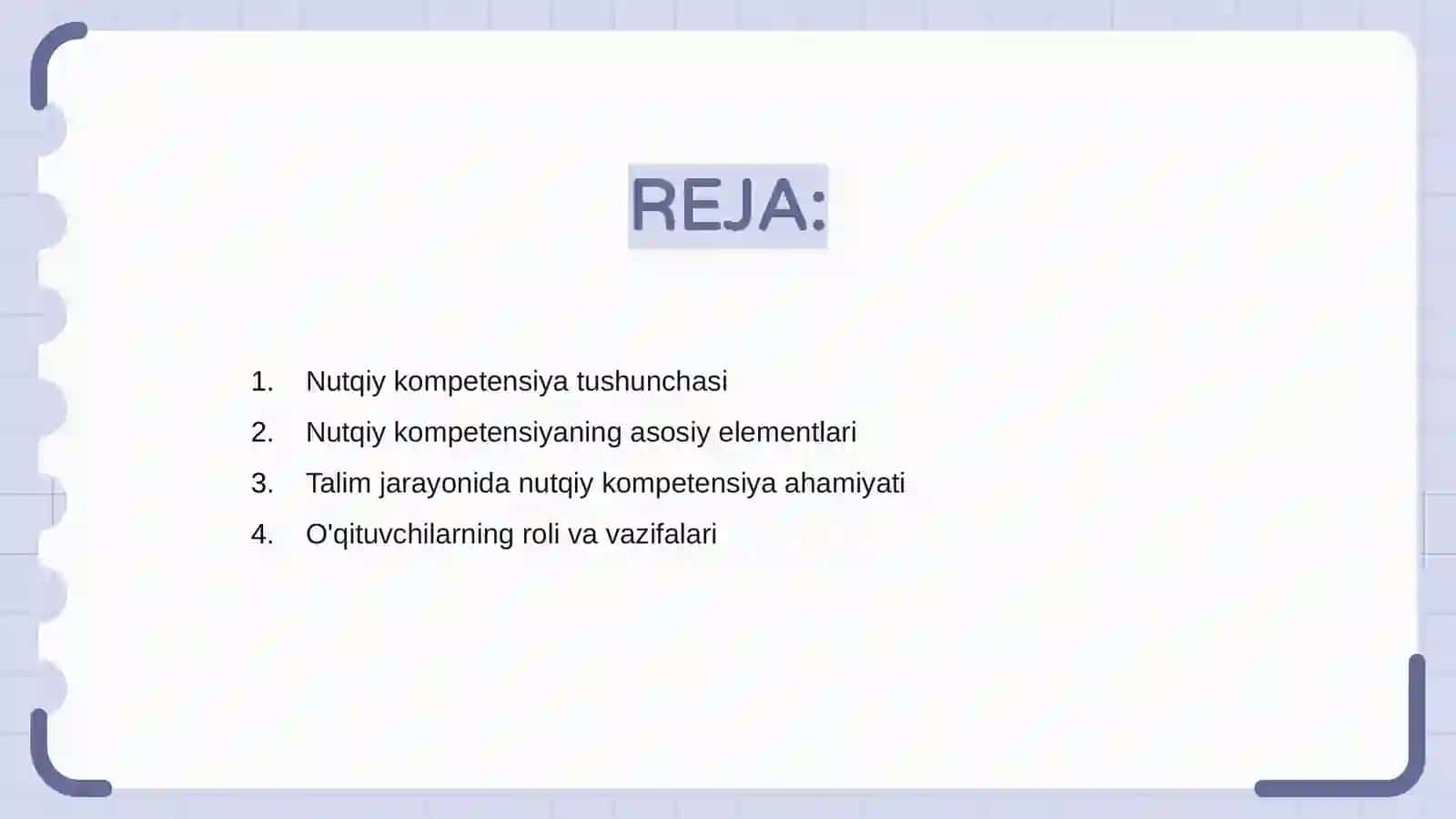 Nutqiy kompetensiya tushunchasi 2