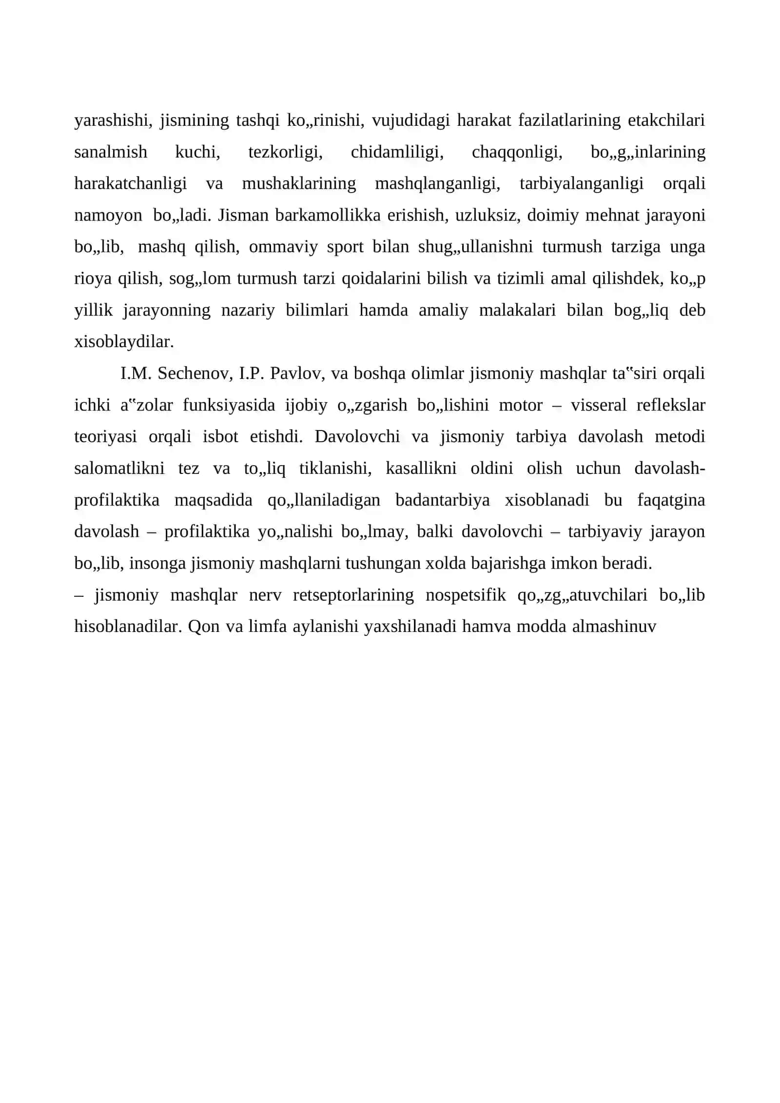 Jismoniy tarbiya va sport sohasida davlat boshqaruvi tizimini tubdan takomillashtirish chora-tadbirlari 2