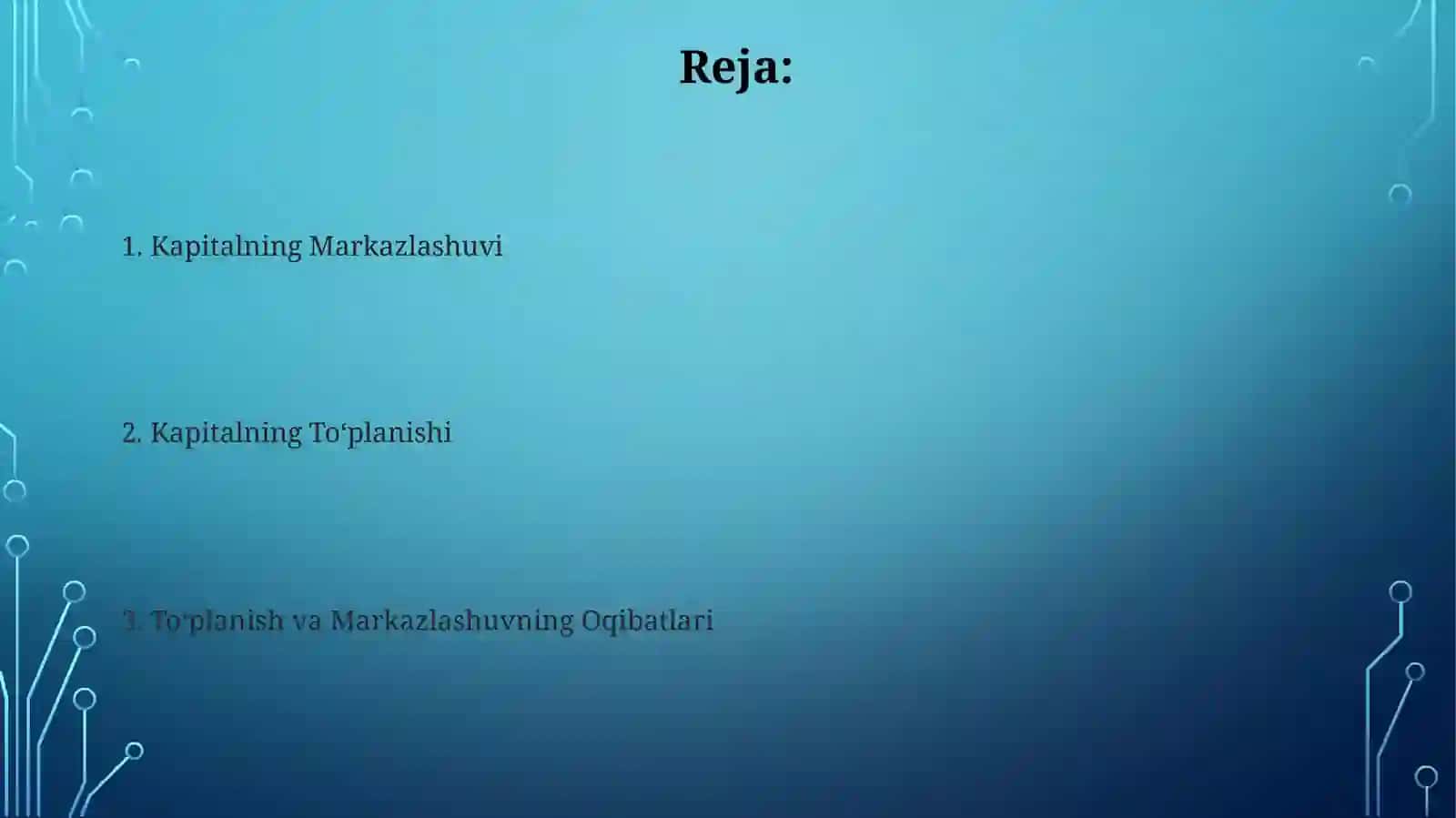 Kapitalning toʻplanishi va markazlanishi 2