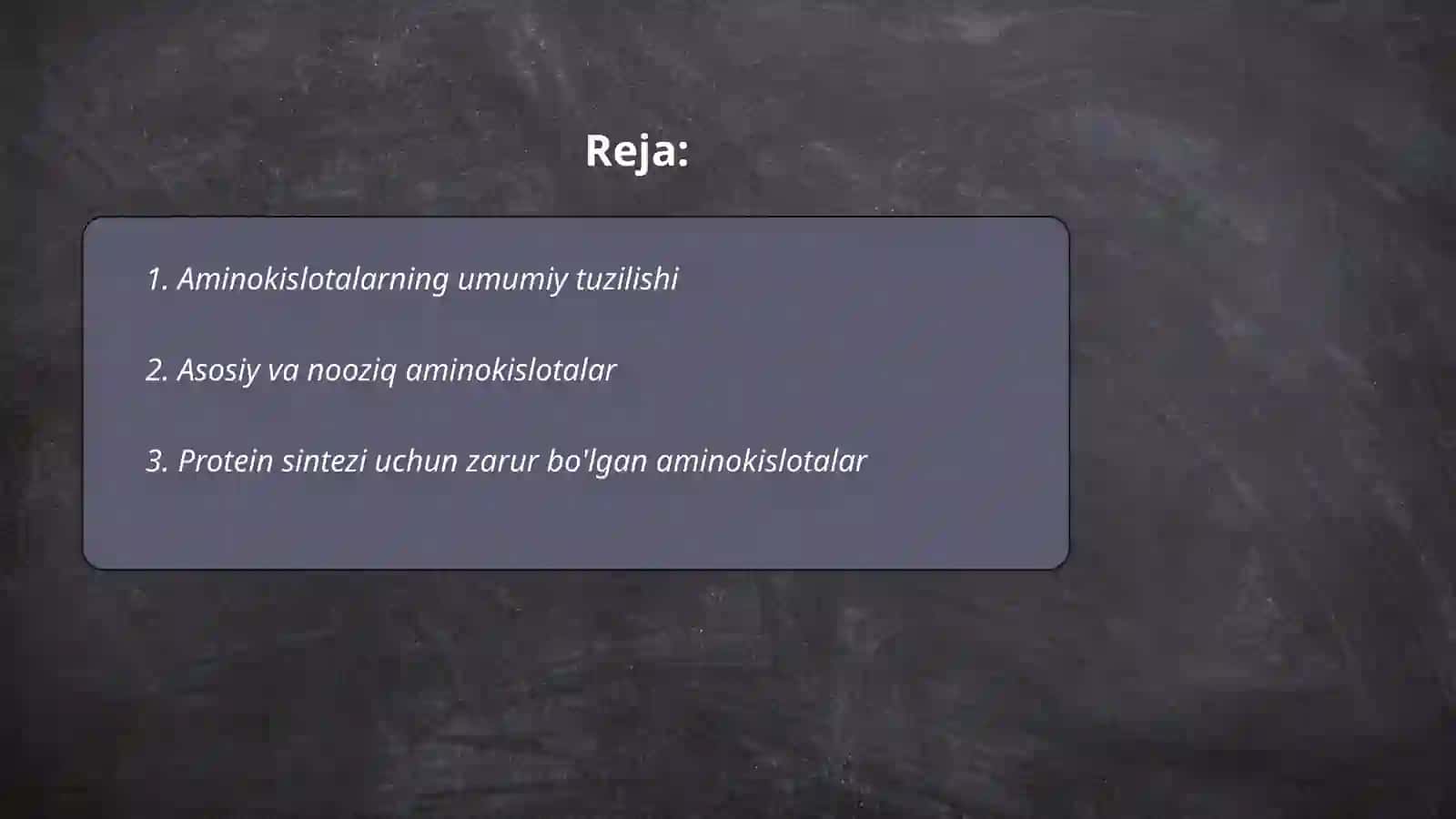 Aminokislotalar.Tuzilishi,hissalari va biologik vazifalari 2