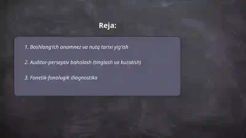 Tovushlar talaffuzini korreksivalashda ish bosgichlari 2