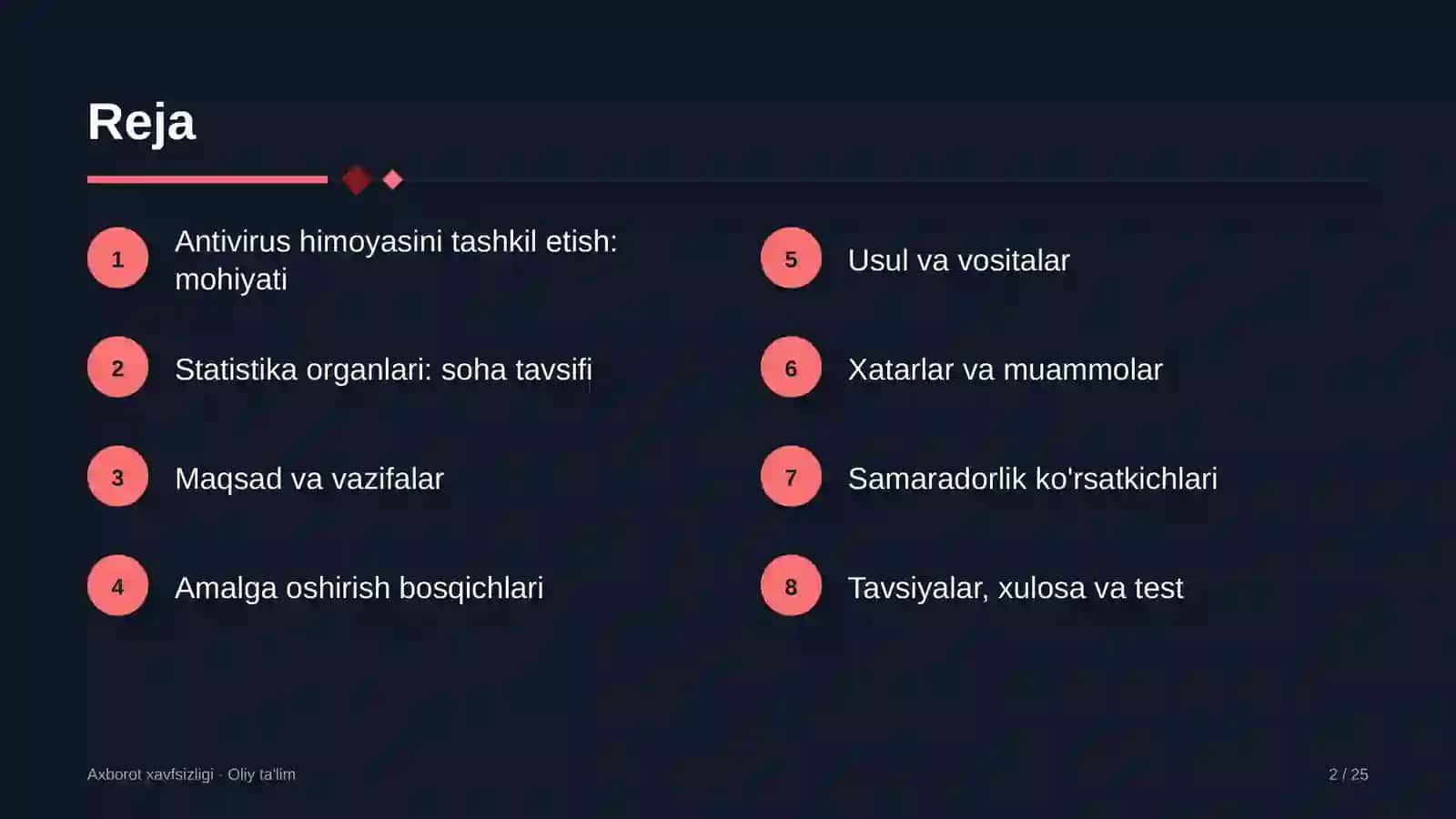 statistika organlarida antivirus himoyasini tashkil etish 1144 2