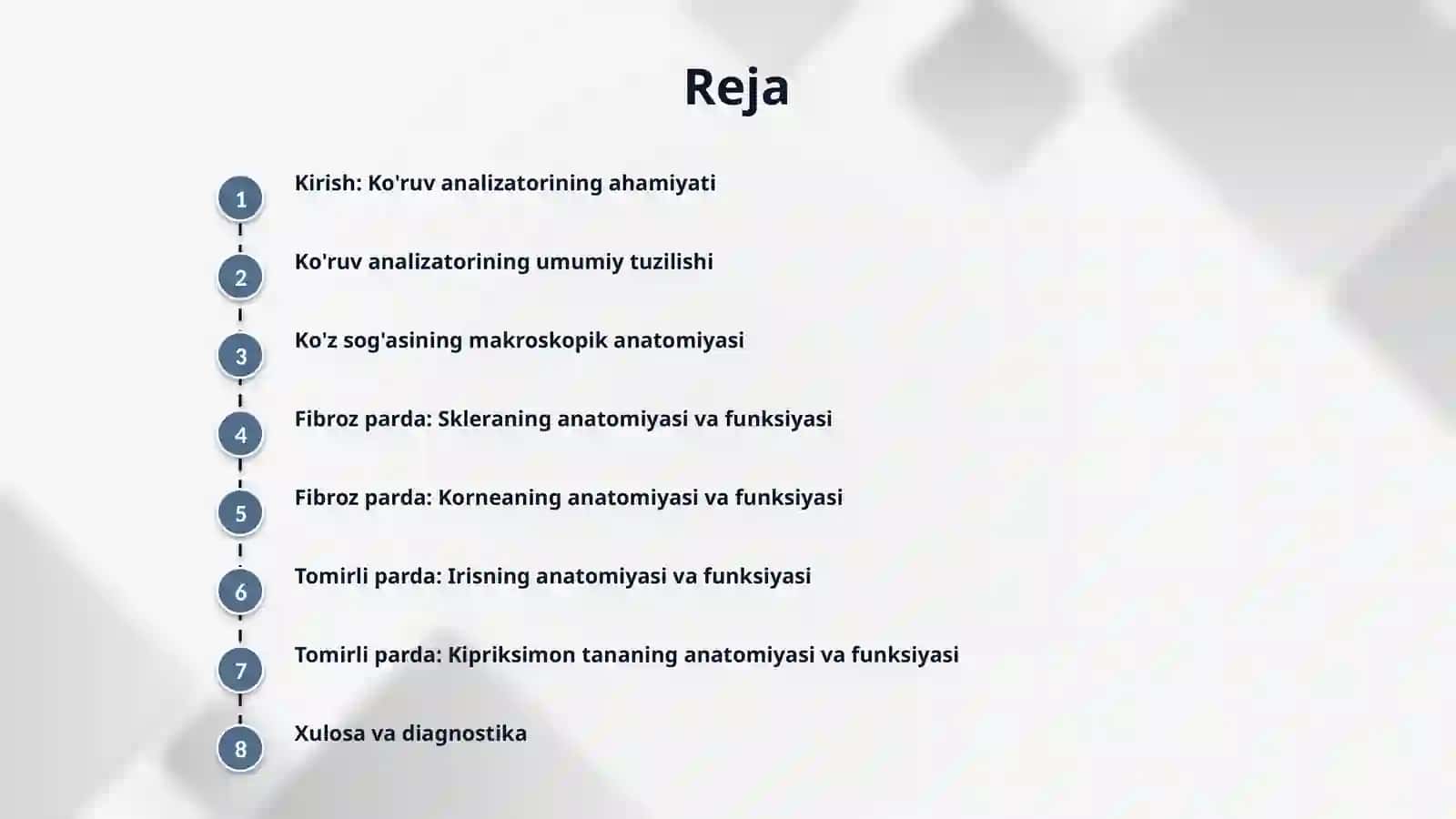 Fibroz parda anatomiyasi. Tomirli parda anatomiyasi 2