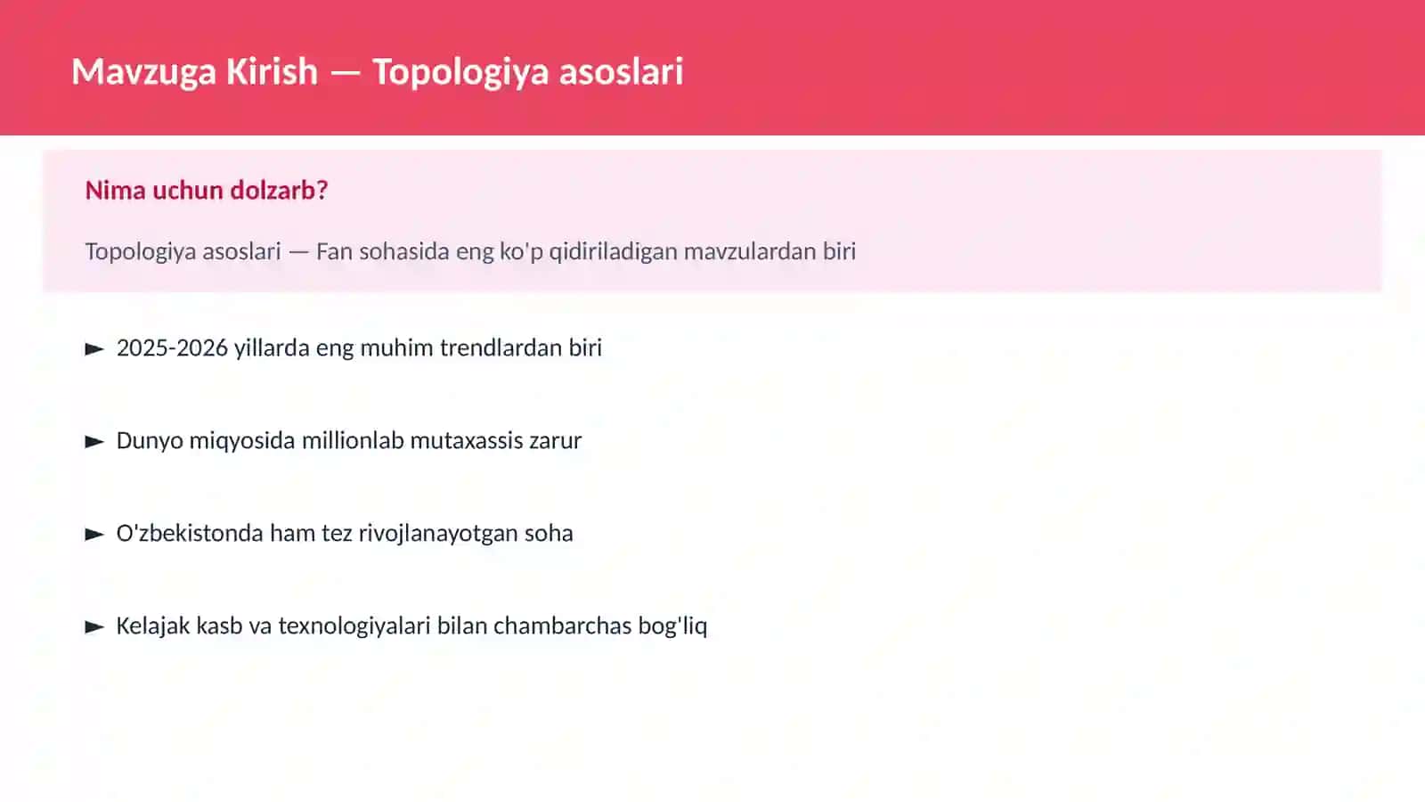 Topologiya asoslari 2