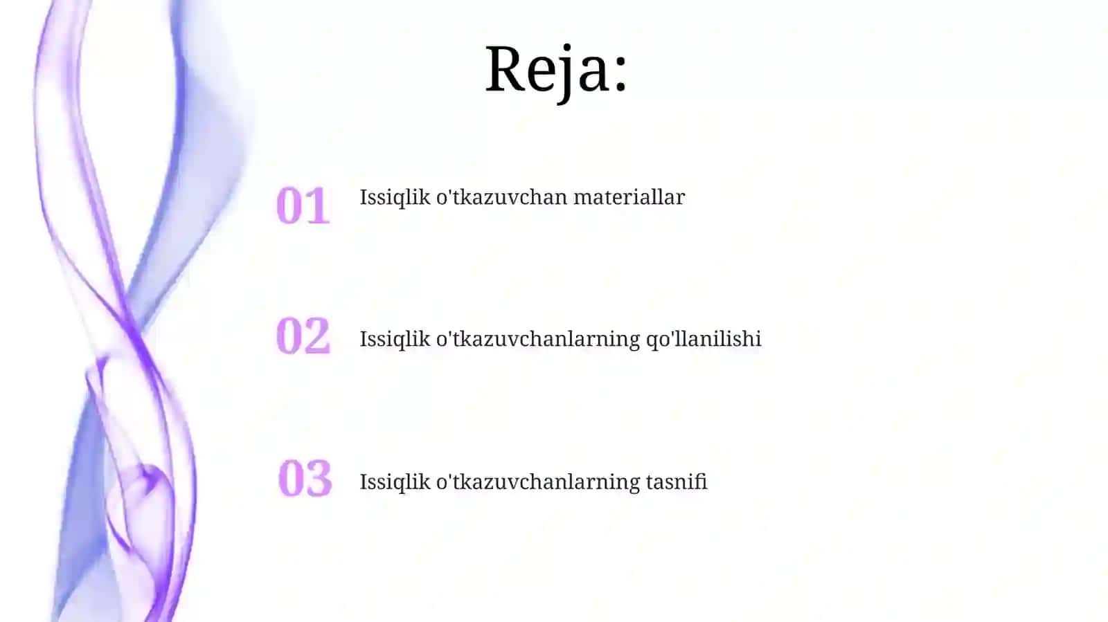 Issiqliqoʻtkazgichlarningtasnifivamateriallari 2