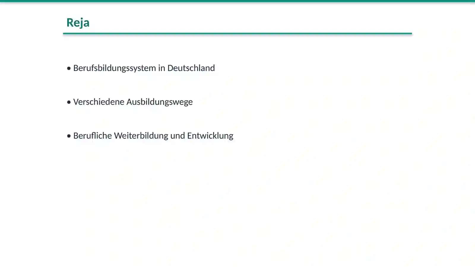 Ausbildung und Beruf 2