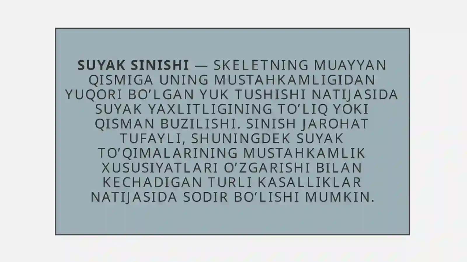Suyak sinishi, chiqishi, transport immobilizatsiyasi, yatrogeniya 2