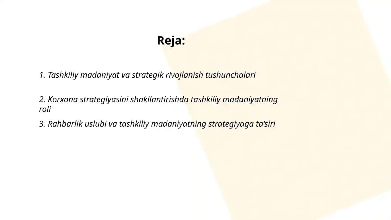 Tashkiliy madaniyatning korxona strategik rivojiga ta‘siri 2