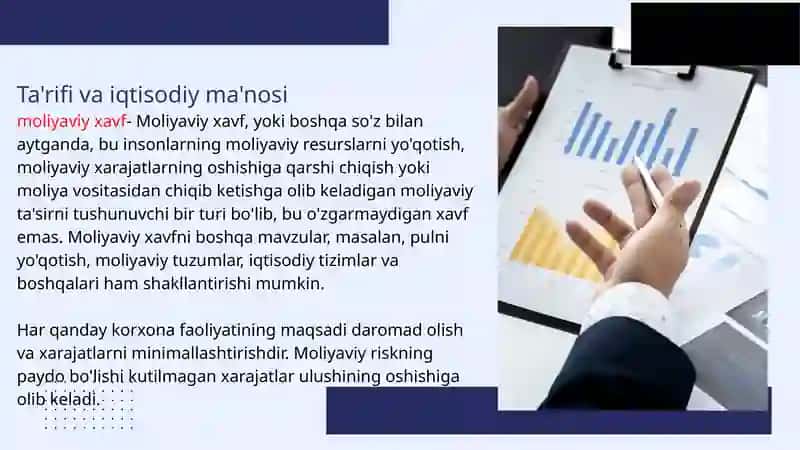 KORXONADA MOLIYAVIY RISKLARNI BOSHQARISH 2