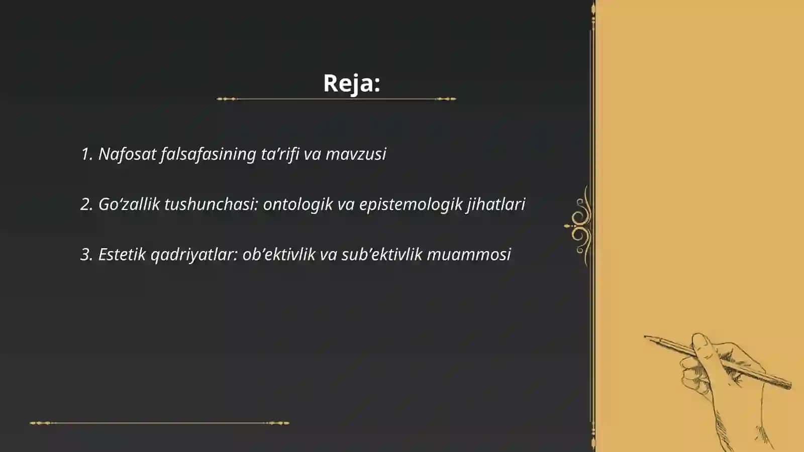 Nafosat falsafasi 2