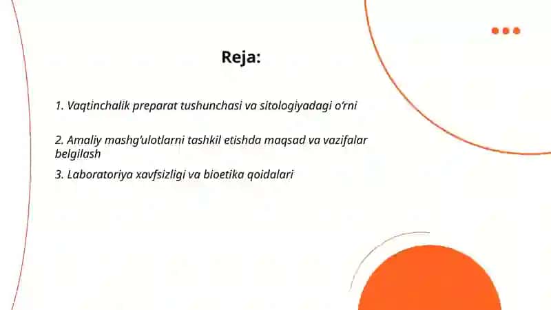 Vaqtinchalik preparatlar tayyorlashni oʻrganish 2