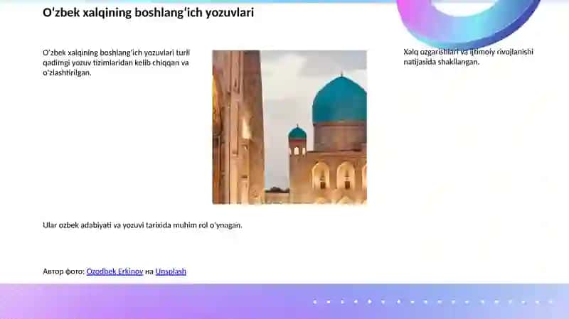 O‘zbek adabiyoti va yozuvi tarixi 2