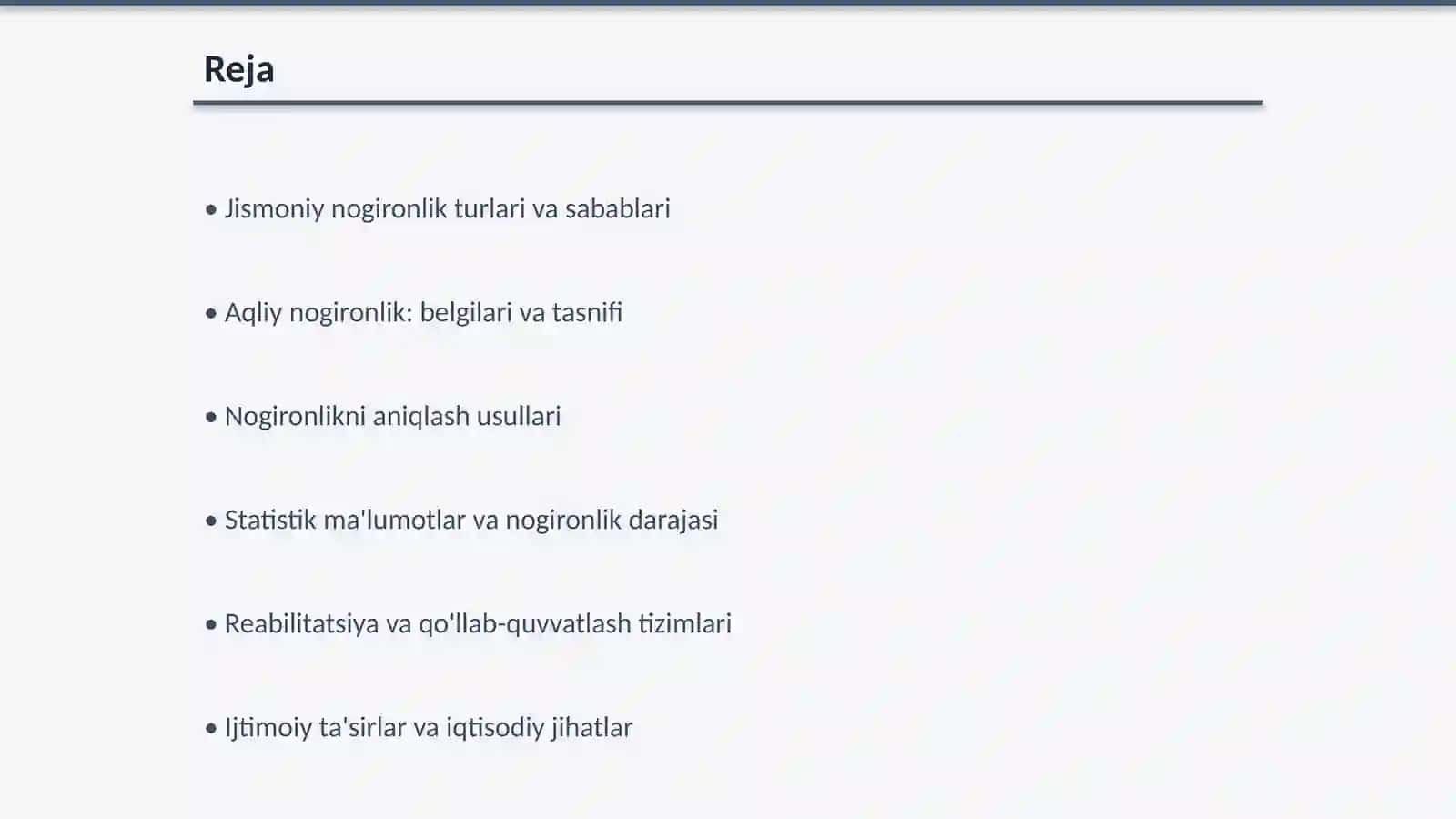 Jismoniy va aqliy nogironlik aniqlash va tahlil 2