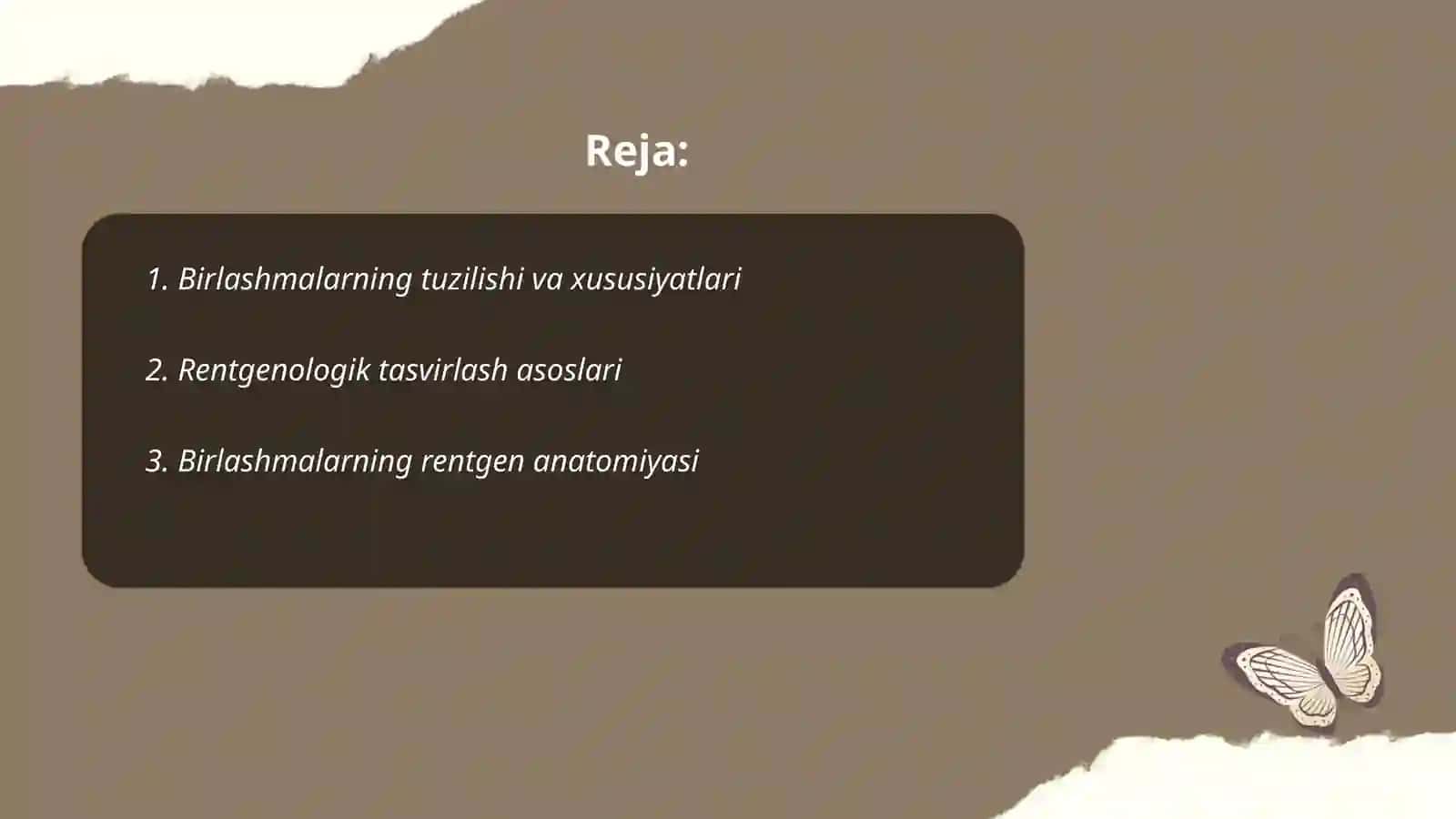 Birlashmalarning rentgen anatomiyasi 2