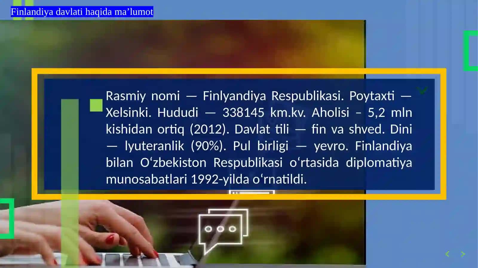 Finlandiya tajribasi afzalliklari 2