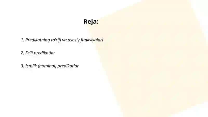 Predikat va predikativlik 2