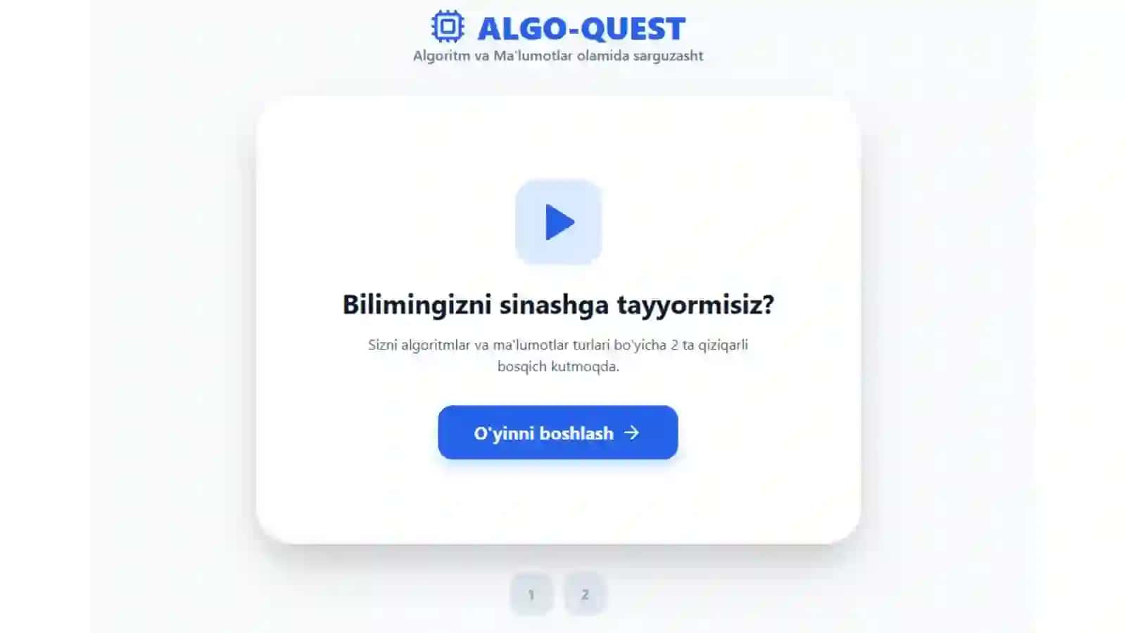 Algoritm nazariyasining maqsad va vazifalari 2
