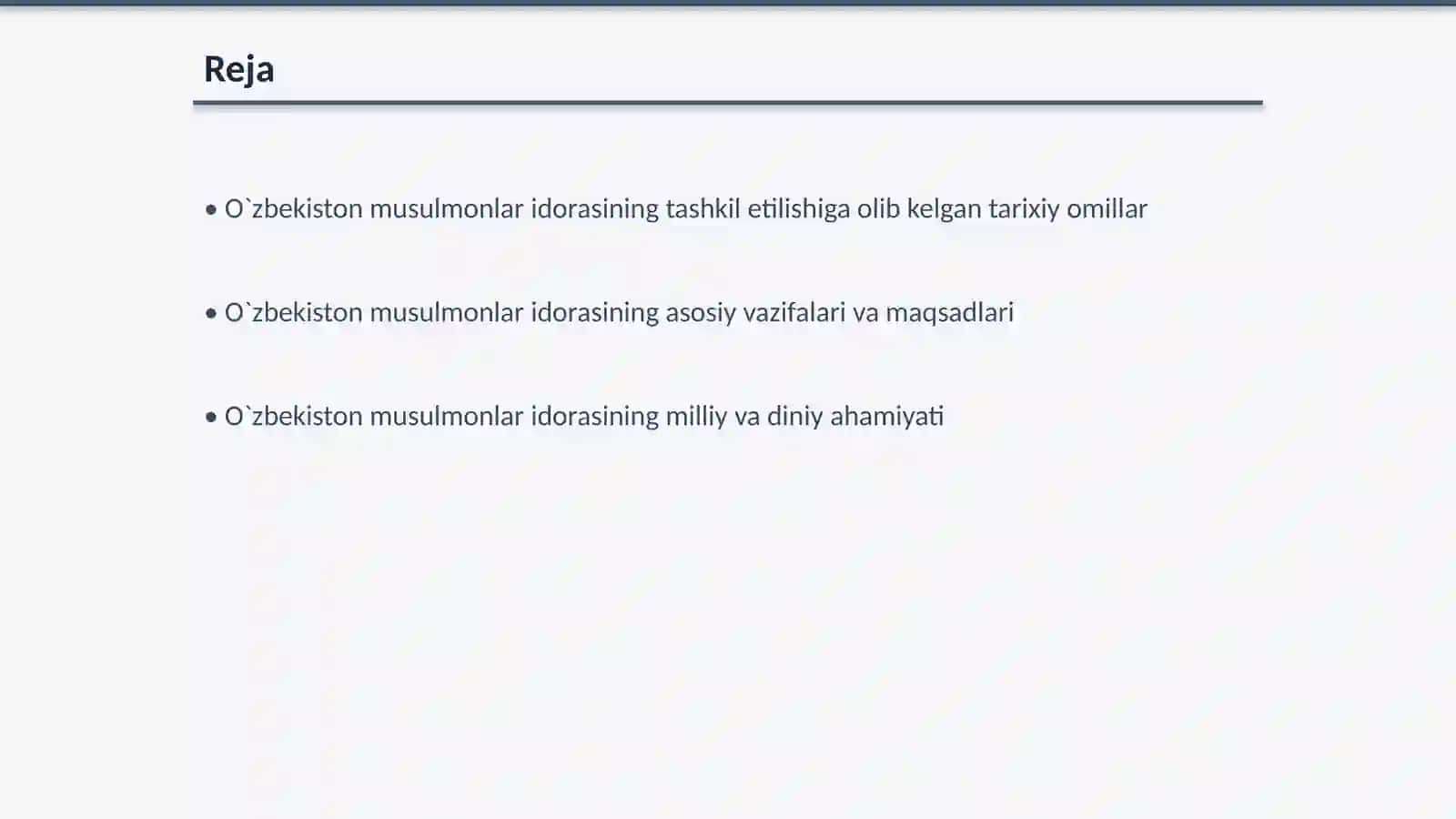 O`zbekiston musulmonlar idorasining tashkil etilish tarixi va ahamiyati 2