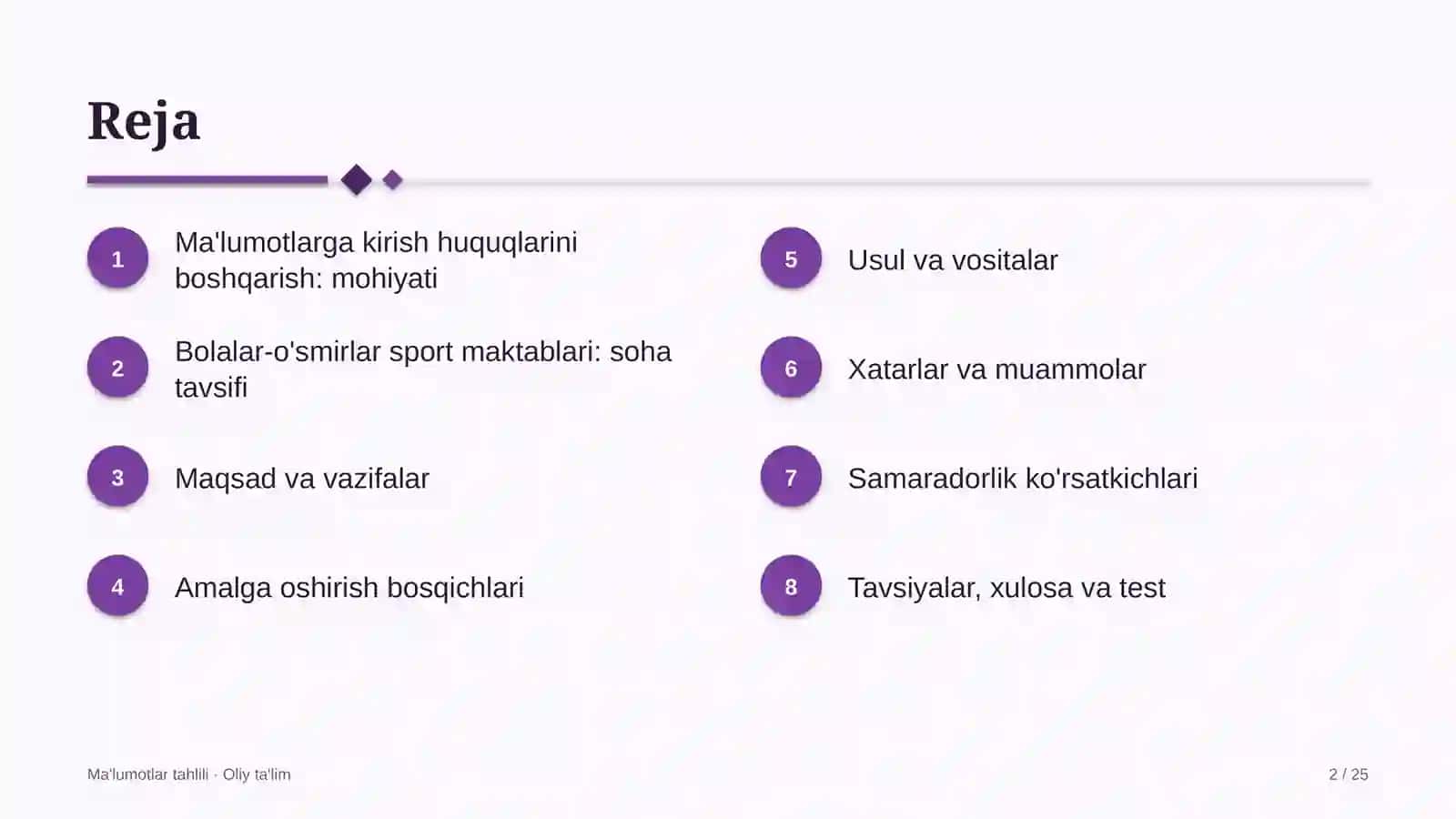 bolalar o'smirlar sport maktablarida ma'lumotlarga kirish huquqlarini boshqarish 4950 2