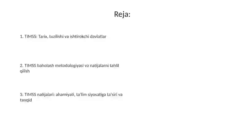 TIMSS Xalqarobaholashdasturi 2