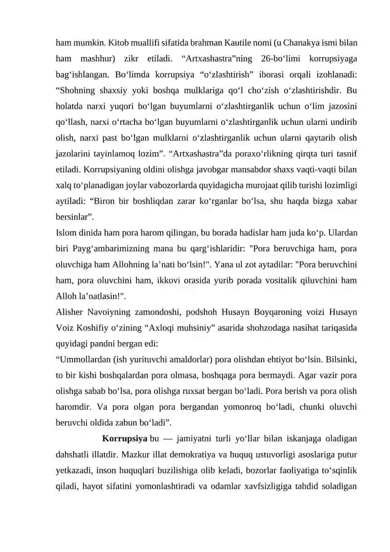 Korrupsiyaga qarshi kurashning jahon tajribasi 2